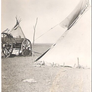 Camp at Wounded Knee