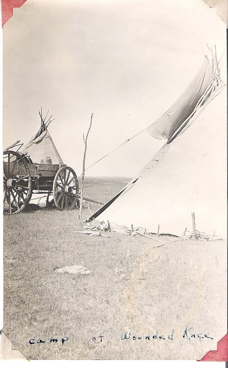 Camp at Wounded Knee