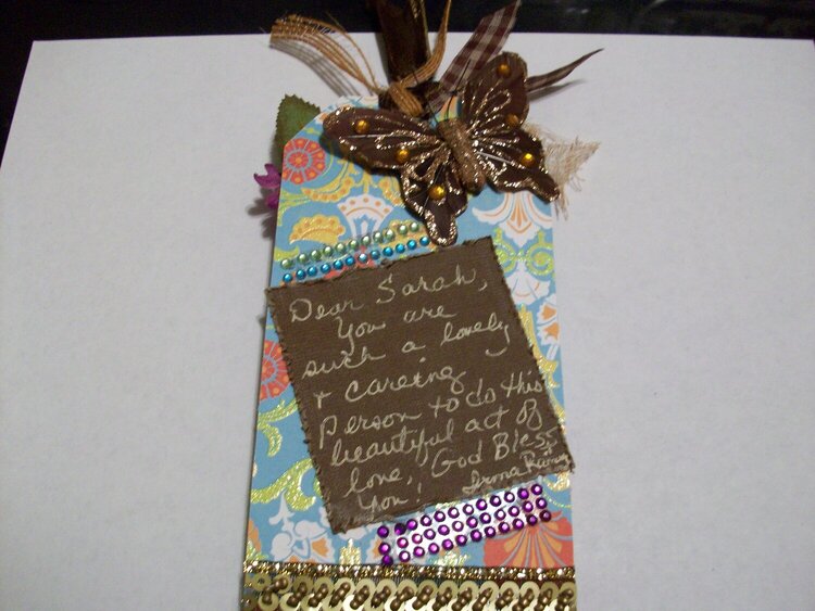 Graditude Tag for Sarah