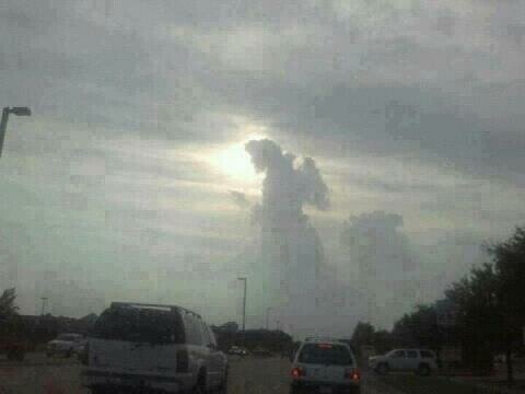 an angel cloud captured by my friend.
