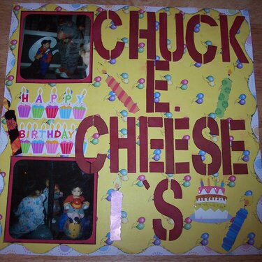 Birthday Party At Chuck-E.- Cheese&#039;s