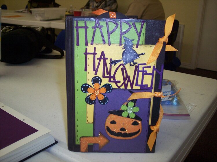 front cover of my halloween book.
