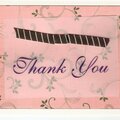 Thank you card