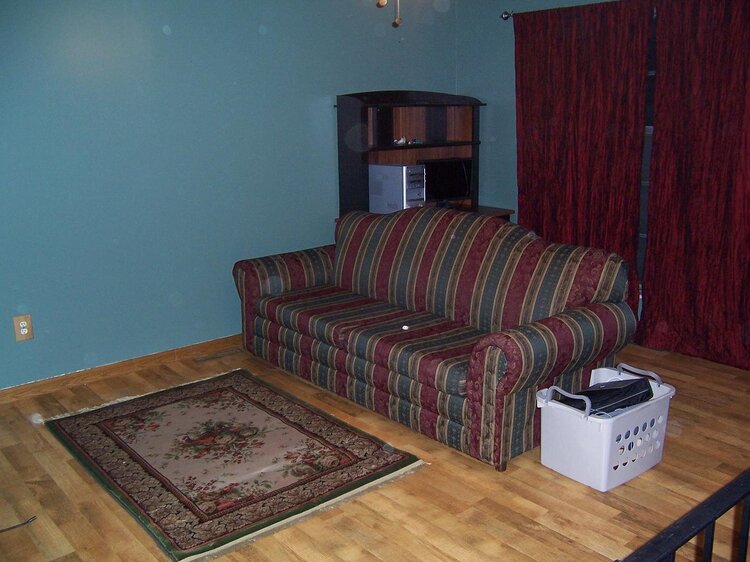 living room with some furniture
