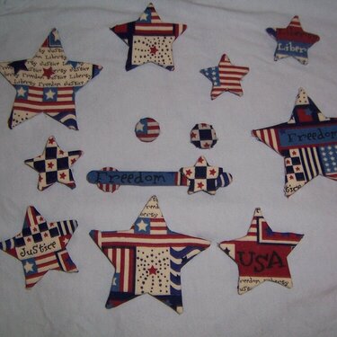 Patriotic Star Magnets