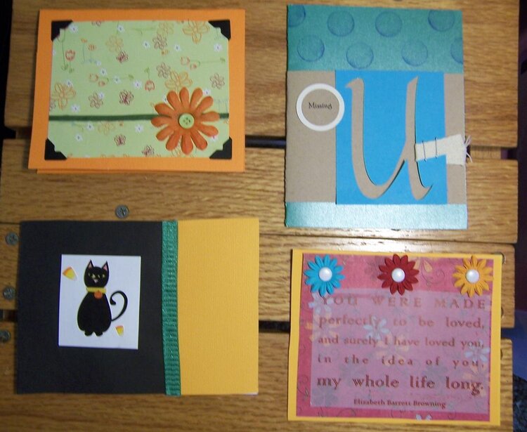 Cards from peachie beth