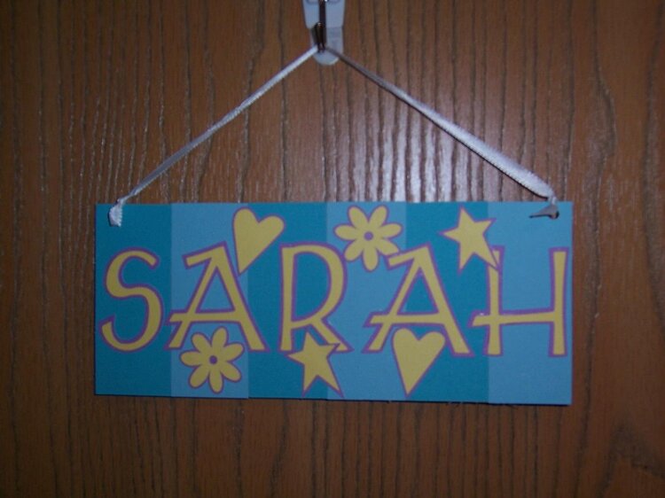 Sarah Sign