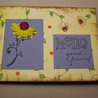 Mamas April Card Swap - Hello Good Friend!