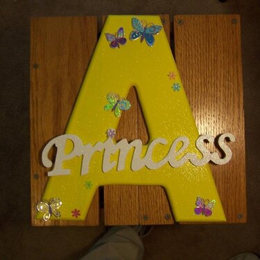 wooden letter &quot;A&quot; from SB1280