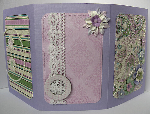 Purple photo frame - front