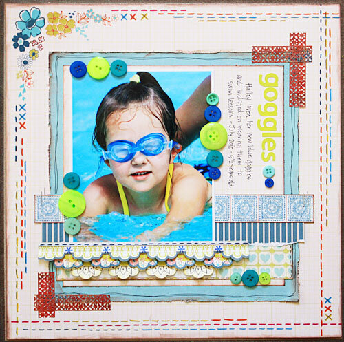 Goggles *My Scrapbook Nook August kit*Sassafras Indie Girl