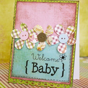 Welcome baby card* SRM Stickers