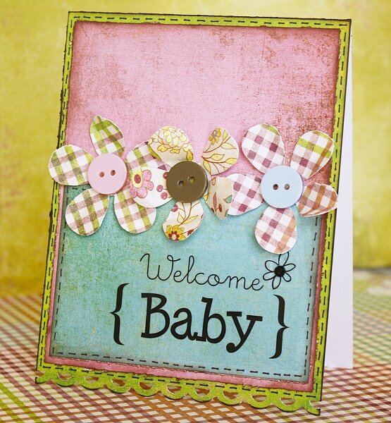 Welcome baby card* SRM Stickers