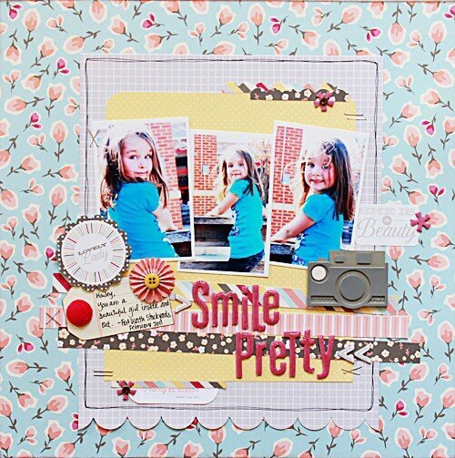 Smile Pretty*American Crafts Peachy Keen