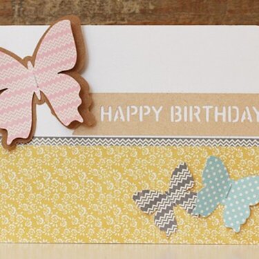 Happy birthday card *LIly Bee