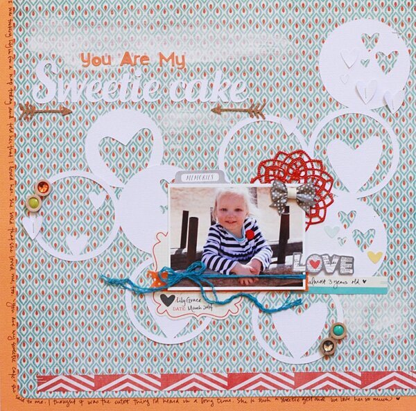 Sweetie Cake *Noel Mignon April kit/Basic Grey