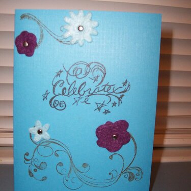 &quot;Celebrate&quot; B&#039;day Card