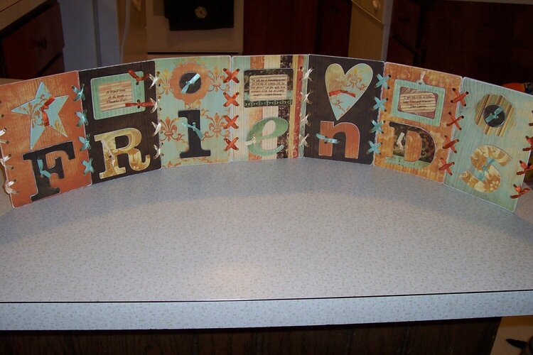 Friends Lacing Card