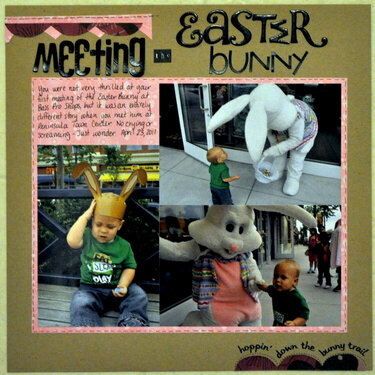 Meeting the Easter Bunny