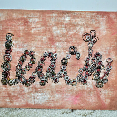 Quilled Name Sign