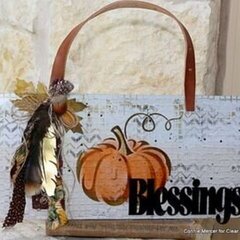 Fall Blessings Plaque