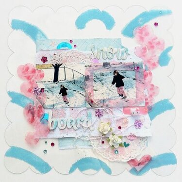 Clear Acrylic layout by leah