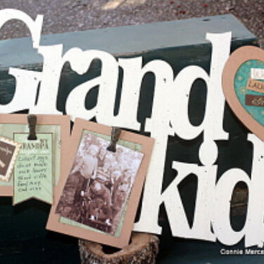 Grandkids Birch Wood Frame