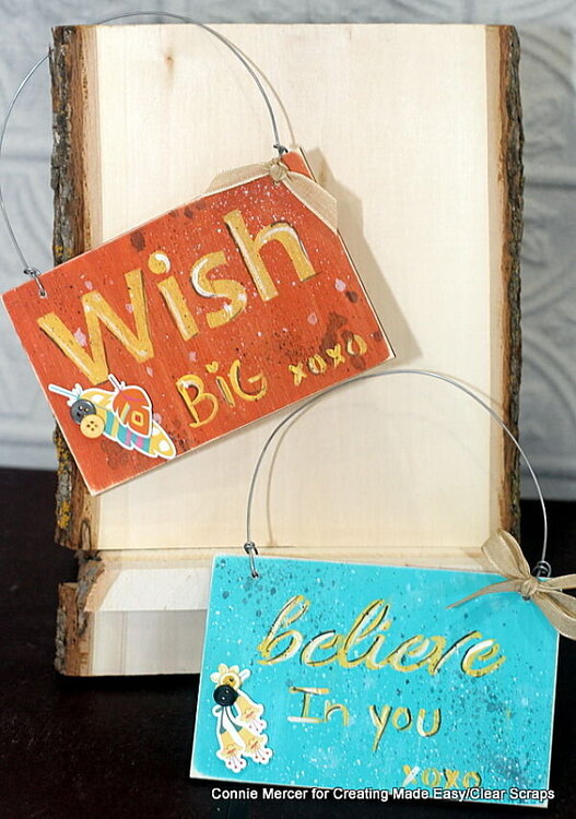 Wooden Card Signs