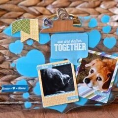 Pet Love Altered Clipboard