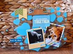 Pet Love Altered Clipboard