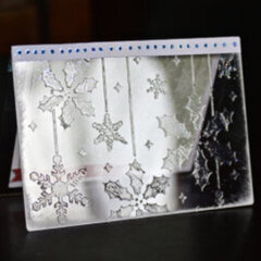 Crystal Clear Snowflake Acrylic Card