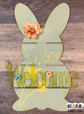 Bunny Welcome DIY Pallet
