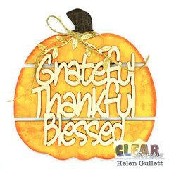 Grateful Thankful Blessed Pumpkin Pallet
