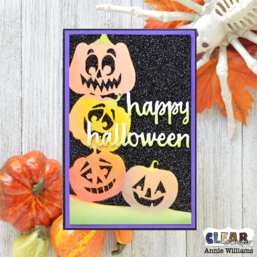 Halloween Night Pumpkins Card