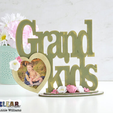 Grandkids Desktop Word Frame