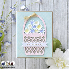 Springtime Flower Basket Card