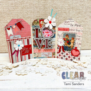 Love Mini Shaker Valentine Triptych