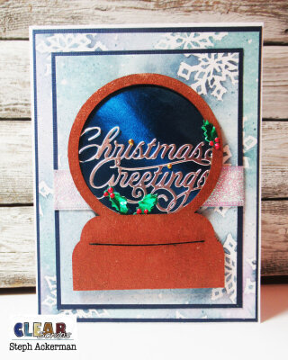 Christmas Snow Globe Card