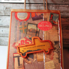 Mini Shaker Vintage Truck Gift Bag