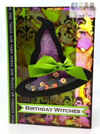 Witches Hat Shaker Card