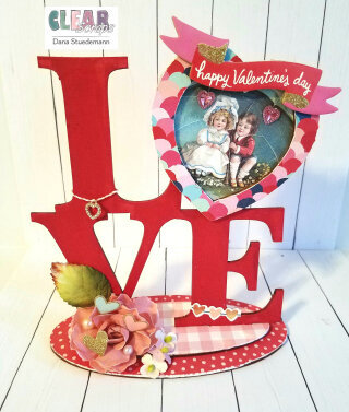 Valentine Love Desktop Frame