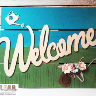 Welcome Sign Pallet
