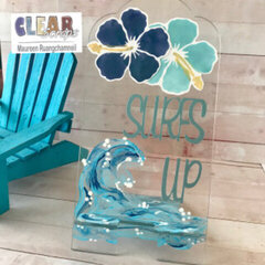 Surfs Up Acrylic Phone Stand