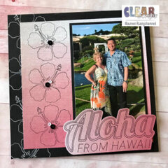 Aloha Hibiscus 8x8 Layout