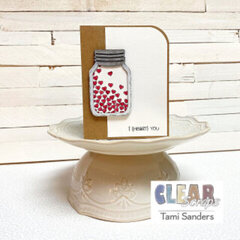 Jar of Hearts Love Card