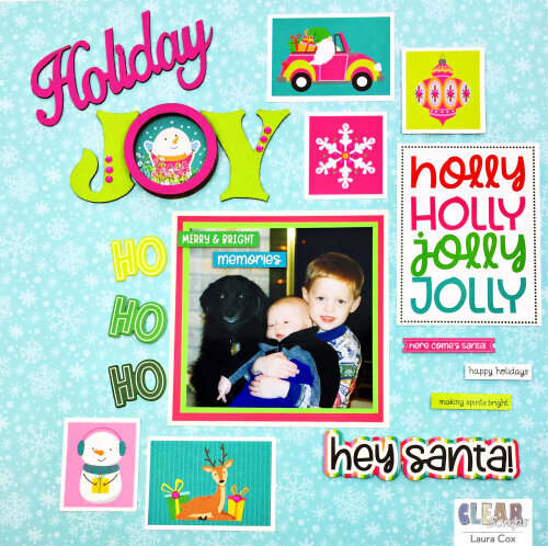 Holiday Joy Layout