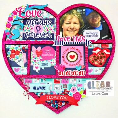 Always and Forever Heart Printer Tray