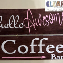 Hello Coffee Bar Sign