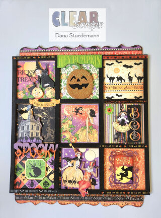 Spooky Halloween Printer Tray Frame