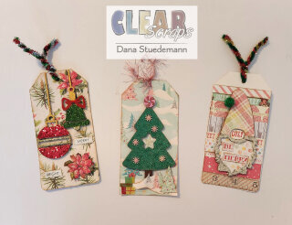 Christmas Chipboard Tags